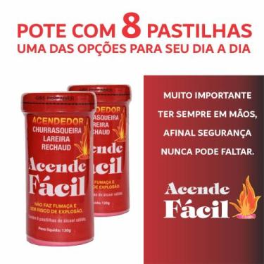 Imagem de Acende fácil acendedor churrasqueiras lareiras fogueiras aparelhos de 
