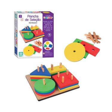 Imagem de Jogo Pedagógico Prancha De Seleção Formas Geométricas - NIG