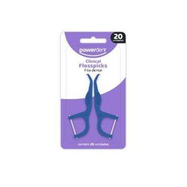 Imagem de FIO DENTAL FLOSS PICKS 20un Powerdent (2515)