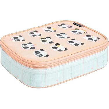 Imagem de Estojo Box Tilibra - Lovely Friend Panda