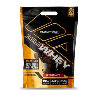 Imagem de Gold Whey Adaptogen Concentrado 100% Refil 900g, Chocolate