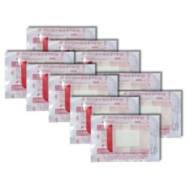 Imagem de Curativo Leukomed T Plus Filme Transparente 10 Unidades 05cm x 7,2cm 7