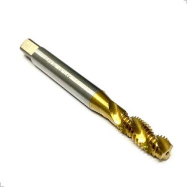 Imagem de Macho Máquina 3/8" UNC (16 FPP) Canal Helicoidal e Haste Reforçada, em