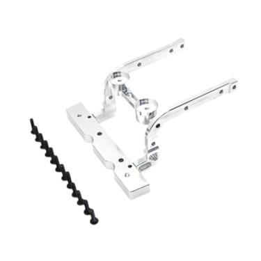 Imagem de Dynwave Carro rc metal guarda dianteira rc modelo peças de veículo substituir acessórios modificação atualizar parte para h12y hobby carro rc rastreador, Prata