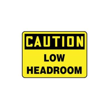 Imagem de Accuform Placa de segurança "Caution Low Headroom", Aluma-Lite™, 25 x 35 cm (MECR622XL)