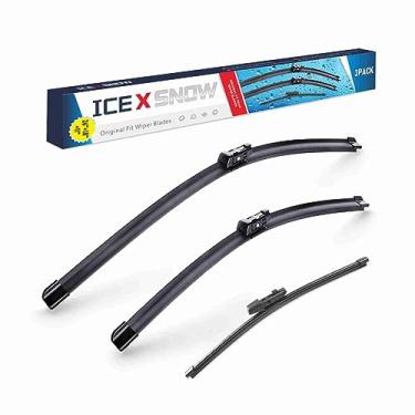 Imagem de icexsnow Limpadores 26"/18"/11" Palhetas de Limpador de Pára-Brisa Apto para Vw Volkswagen Golf 2021-2015 Vw E-Golf 2021-2015 Gti 2021-2015 Oe Palhetas de Limpador de Pára-Brisa de Substituição