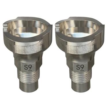 Imagem de MITANSLE Adaptador de pistola de pulverização PPS 2.0 #S9 (26016) - macho de 16 mm, rosca de 1,5 mm conecta diversas marcas de pistola de pintura ao PPS 2.0 2 peças