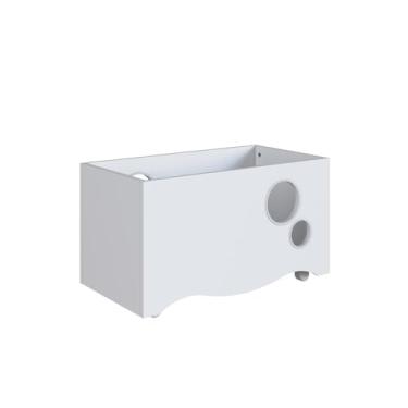 Imagem de Caixa Baú Infantil Organizadora de Brinquedos e Livros com Rodas