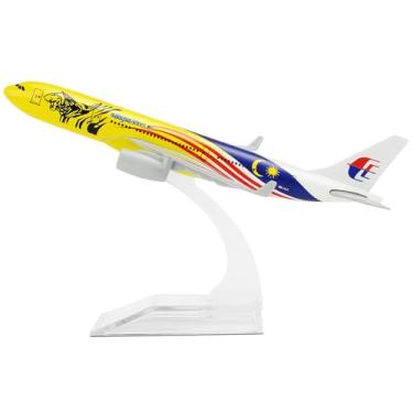 Imagem de 24-Hours 1/400 MH Yellow Tiger 330 16 cm Modelo de avião para exibição