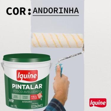 Imagem de Tinta Acrílica Econômica Pintalar Branco Fosco 15 Litros - Iquine, And