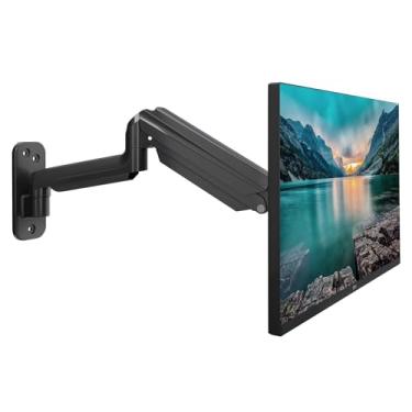 Imagem de suptek Suporte de parede de monitor único para telas de 17 a 32 polegadas, suporte de parede de braço de monitor de mola a gás suporta até 8 kg, movimento total ajustável, suporte VESA 75 x 75, 100 x