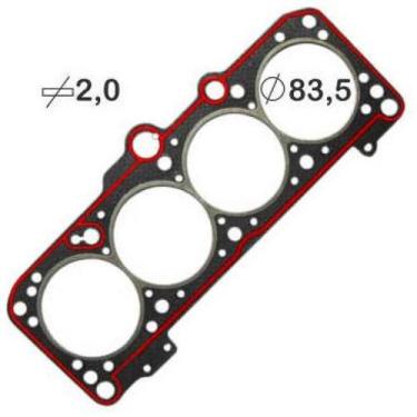 Imagem de Junta do cabeçote Volkswagen Gol 1989 a 2002 BASTOS 111511PK