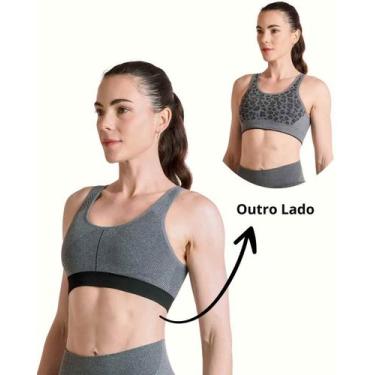 Imagem de Top Lupo Double Dupla Face Esporte Corrida Sem Costura Vôlei Fitness C