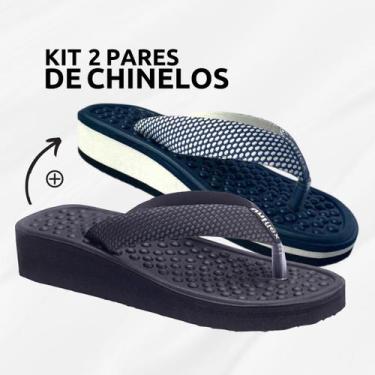 Imagem de Kit 2 Pares Chinelos Ortopédicos Massageador Para Esporão - UNIFLEX, 3