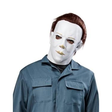 Imagem de Rubies Máscara masculina de látex Michael Myers Halloween II, tamanho único para festas temáticas e Halloween, Conforme mostrado., tamanho nico