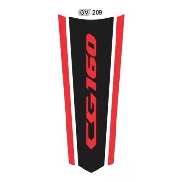 Imagem de Adesivo Faixa Gravata Tanque Cg160 Resinado Gv 209 - Resitank