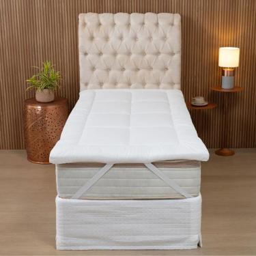 Imagem de Pillow Topa Solteiro 200 Fios Protetor de Colchão Fofinho - CACÁ ENVOV