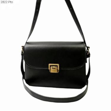 Imagem de Bolsa Feminina Transversal / Ombro Estruturada com Tampa 2822 - H2 Bol