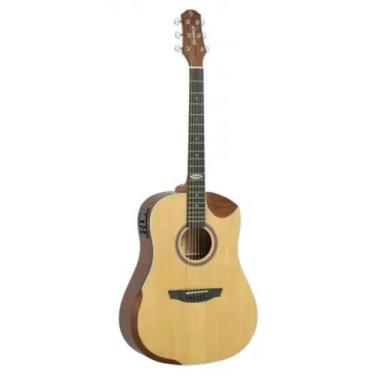 Imagem de Violao Eletroacustico Strinberg SD201HCR Natural Folk Fosco Com Bag