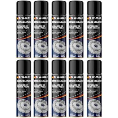 Imagem de Kit 10 Limpa Freios Peças Desengraxante Express Wurth 500 ml