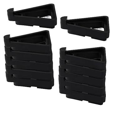 Imagem de WHZAZGW 12 peças de pés de vaso de plantas, elevadores invisíveis para vasos de flores triangulares, suportes para jardinagem interna e externa, vasos de flores pequenos a grandes