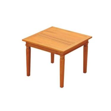 Imagem de Mesa de Jantar 80 x 80 cm Madeira de Demolição - Natural - Móveis Bras