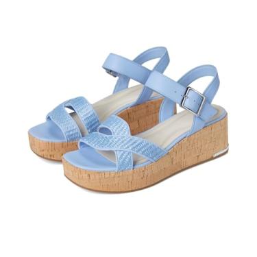 Imagem de Franco Sarto Sandália feminina Tilly4 Espadrille Wedge, Jeans azul, 37