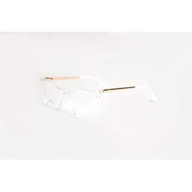 Imagem de Armação para Óculos de Grau Reis Quadrada Transparente TR90