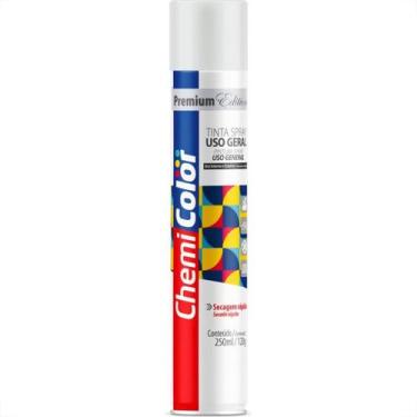 Imagem de Spray Chemicolor Branco Fosco 250Ml/120G. - BASTON CHEMICOLOR