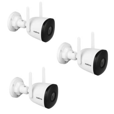 Imagem de Kit 3 Câmeras Wi-fi Full Hd 30m Áudio Zoom Im5 Sc Intelbras