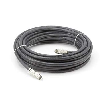 Imagem de THE CIMPLE CO Cabo de áudio digital – Cabo coaxial digital com conexões RCA, 75 Ohm – coaxial RG6 de baixa e alta frequência – Subwoofer – (S/PDIF) Cabo RCA preto, 3,5 m