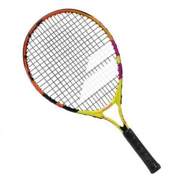 Imagem de Raquete de Tênis Babolat Nadal JR 21 Amarela Roxo e Laranja