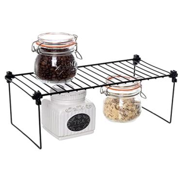 Imagem de Prateleira Organizadora grande aramado para ganhar espaço Preto