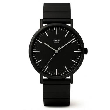 Imagem de Relógio Masculino Full Black Piano Bossa Nova Preto 40mm - Bazeli