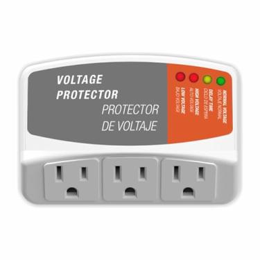 Imagem de GIDEON Protetor De Surtos Para Geladeira Com 3 Tomadas, Tomada De Parede, Proteção Contra Sobretensão/Subtensão Para Eletrodomésticos, Proteção Contra Surtos De 140 J Para Ar-Condicionado/Tv/Pc, 120