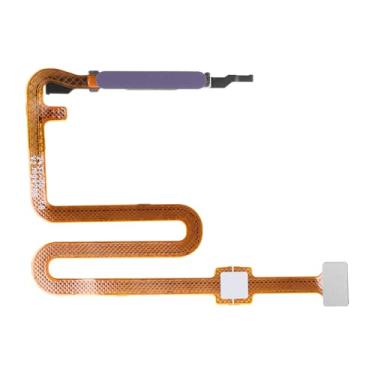 Imagem de BESJMYT Para Samsung Galaxy A05s Botão Liga/Desliga Violeta e Sensor de Impressão Digital Cabo Flexível Substituição Cabo Flexível Liga/Desliga Botão de Controle Conector Peças de Reparo SM-A057F