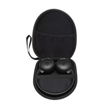 Imagem de Capa rígida EVA para JBL Tune 710BT, 700BT, 510BT, 500BT, 660 NC, 760NC, 750BTNC e Live 500BT, 400BT, 460NC, 660NC, 650BTNC On/Over-Ear Fones de ouvido Bluetooth sem fio com cancelamento de ruído