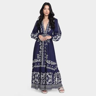 Imagem de Vestido Farm Cropped Relicario Tropical Feminino-Feminino