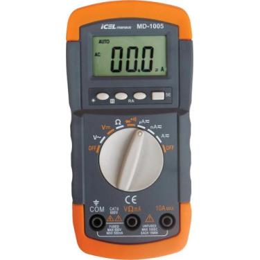 Imagem de Multimetro Digital Auto Range Md-1005 - Icel
