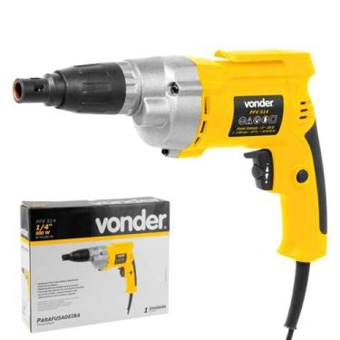 Imagem de Parafusadeira Elétrica Encaixe 1/4" 500W PFV 514 Vonder, 220V