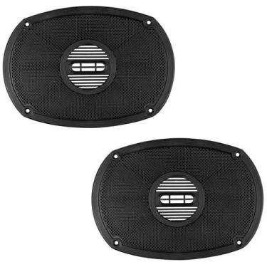 Imagem de Par Tela Alto Falante 6x9 Polegadas Plástica Nova Preta Top - PERMAK