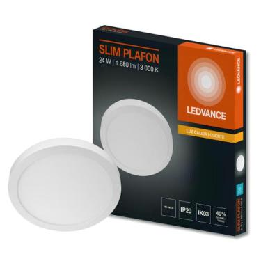 Imagem de Luminaria Led Sobrepor Redonda Slim 29Cm 24W 1680Lm Ledvance, 127/220V