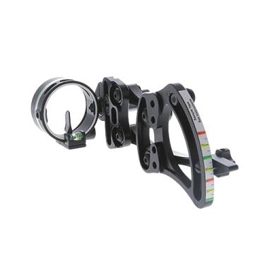 Imagem de TRUGLO Range Rover Mira de arco preto com pino único de 0,48 cm de diâmetro para caça com arco e flecha com ajuste padrão - Luz não incluída