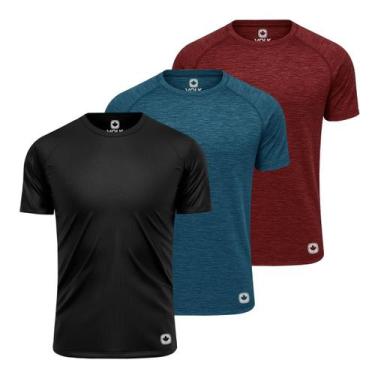 Imagem de Kit 3 Camisa Térmica Proteção Frio e Calor UV+ Segunda Pele - Volk, Pr