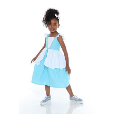 Imagem de Vestido Fantasia infantil - Cinderela - no-brand, 4A