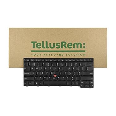 Imagem de TellusRem Teclado sem retroiluminação dos EUA de substituição para Lenovo Thinkpad T460s T470s