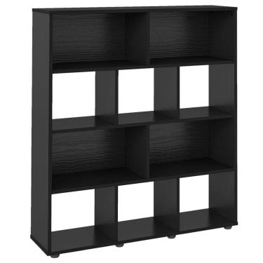 Imagem de Estante Livreiro 10 Nichos 109X91 cm Preto ARLY