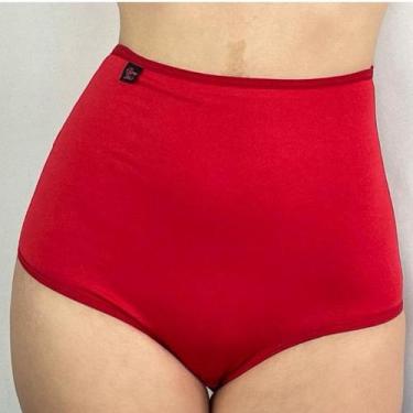 Imagem de Calcinha Cinta Dupla Cintura Alta Poliamida Lingerie - Charme Dela's, 