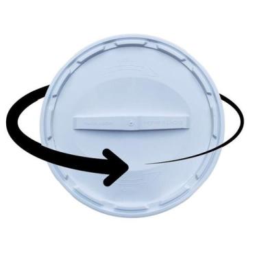 Imagem de Balde Para Farinha 20L Tampa De Rosquear - Kit 16 Pçs - Nastripack