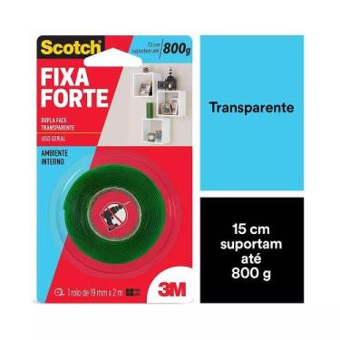 Imagem de Fita Adesiva Dupla Face Scotch 3M com Espuma Uso Interno 19mmx2m, UNIC